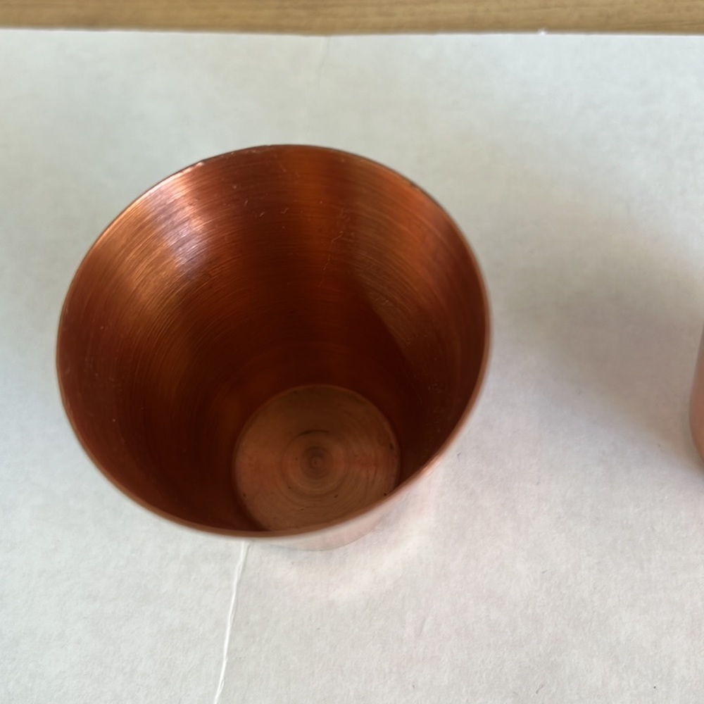 Copper Shot glasses - Picture 2 of 6